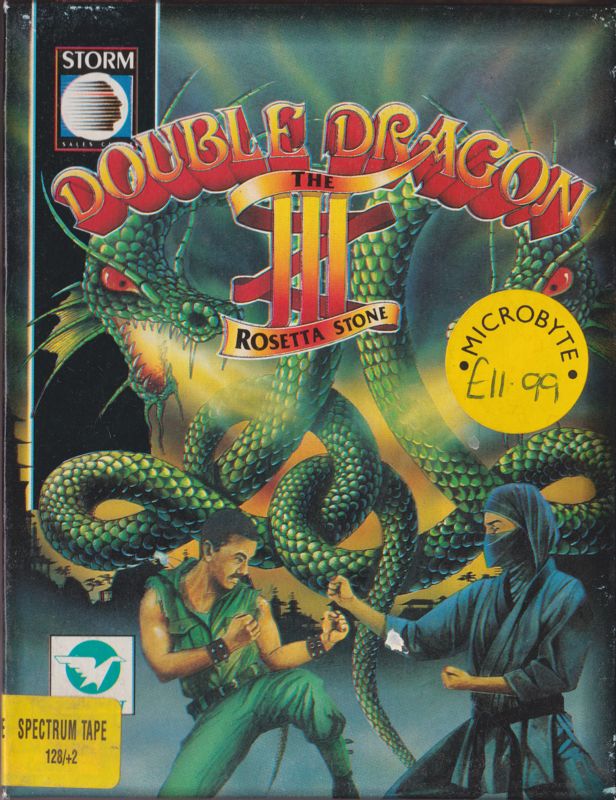 Double Dragon III The Arcade Game box art for Sega Genesis